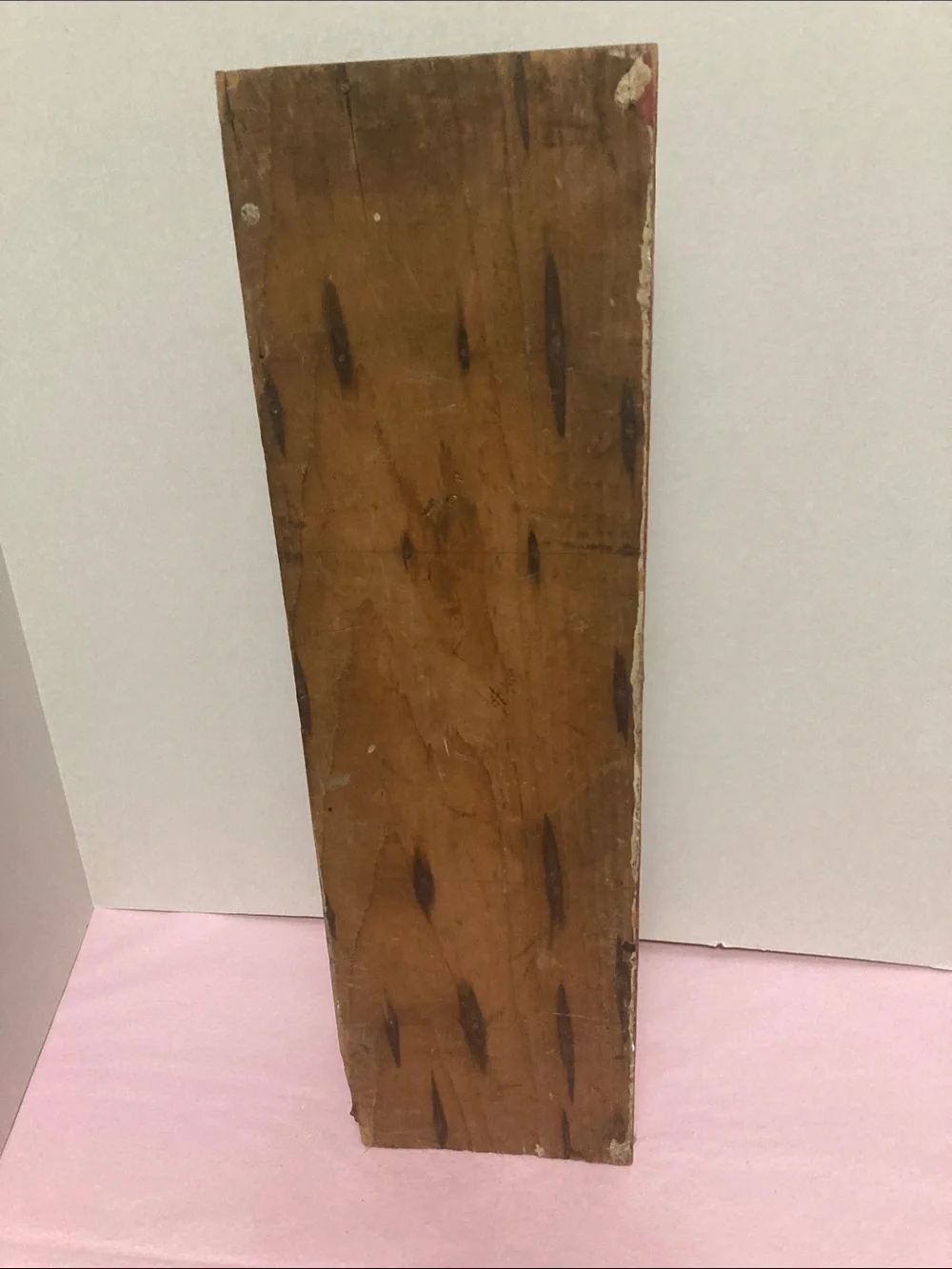 Antique handmade wood shelf free standing  collectibles miniatures primitive